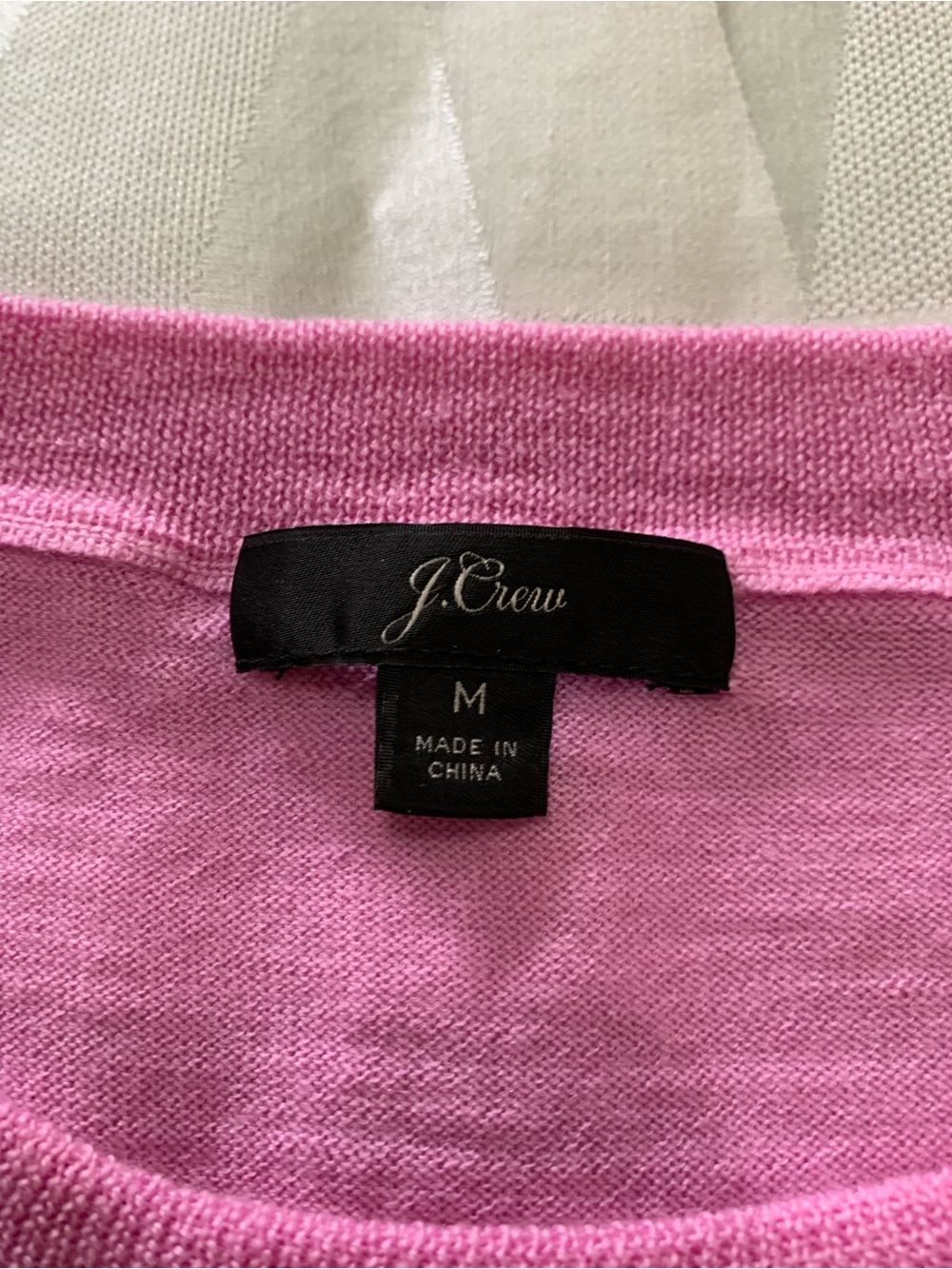 J. Crew Pink Tippy Crewneck Lightweight Sweater - Picture 3 of 4